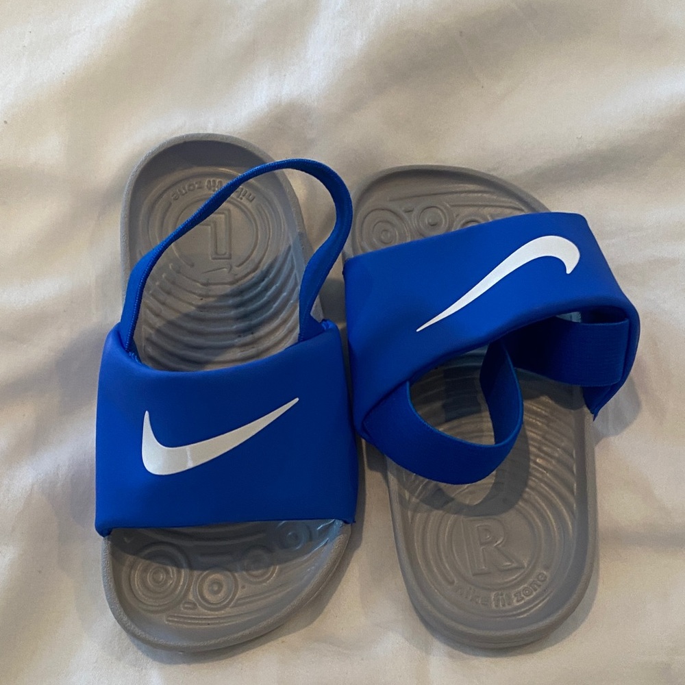 Nike Royal Blue Slide Sandals